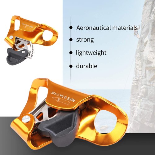 WILDKEN Rock Climbing Chest Ascender Climbing Mountaineering Tree Arborist Climbing Rappelling Equip for 10-14mm Rope