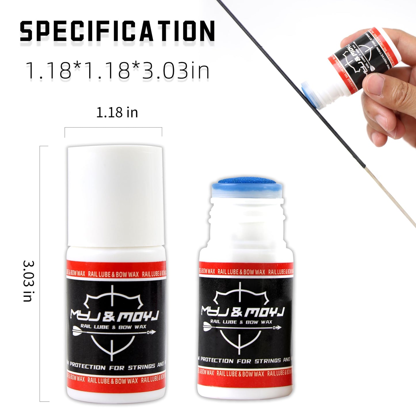MOYJ Liquid Bowstring Wax Crossbow Recurve Compound Bow String Protective Rail Lube Maintenance Universal 20ml Liquid String Wax