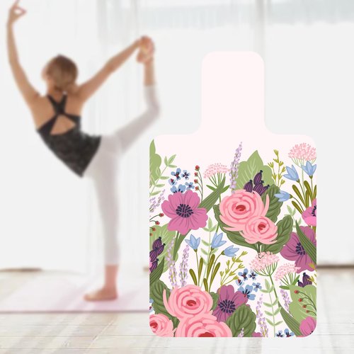 Colaxi Pilates Mat, Non Slip, Easy Clean, Light Pink