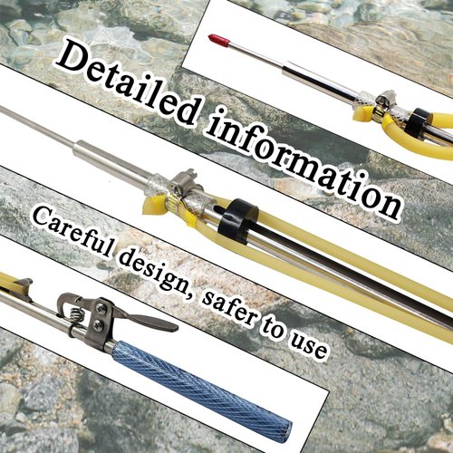 SUFFUSE Lightweight Anti-Corrosion Speargun, Spearfishing, Harpoon Crabbing Equipment, Especially Designed Spear Gun Fishing Gear for Fish Frog and Mole (Package A)