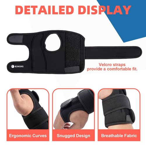 FURBBION Bowling Gloves - Wrist Support & Positioner - Right Hand L