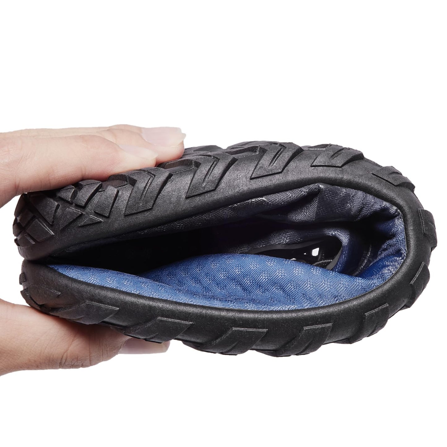 Racqua Mens Water Shoes Lightweight Swim Outdoor Quick Dry Beach Barefoot Aqua Pool Gradient Sports Shoes Navy/Black 11 Women/10 Men