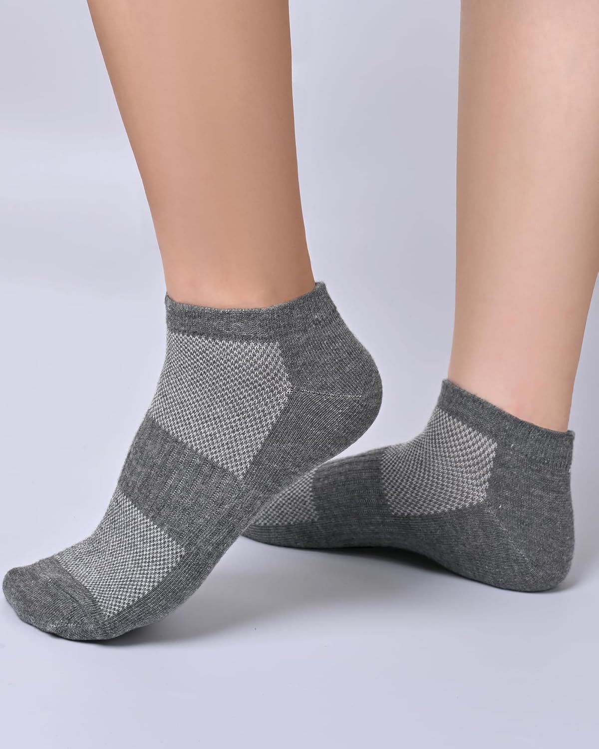 10 Pairs Kids Socks for Boys Girls Ankle Athletic Low Cut Socks Half Cushioned Crew Cotton No Show Running Sock