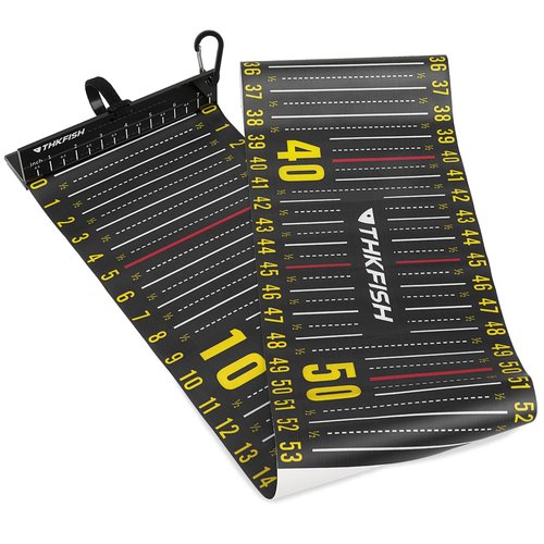 THKFISH 53in Fish Ruler with Measuring Board, Portable Waterproof Folding Fishing Ruler Fish Measuring Tape for Boat, Kayak, Coolers, Yacht and Workbench