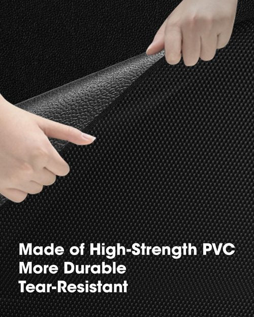 Exercise Bike Treadmill Mat 63x30,Compatible with Peloton, 1/4" Thick Indoor Bike Trainer Mat for Hardwood Floors, for Spin Stationary Bike, Equipment Stability Mat for Workout, Noise Shock Absorption