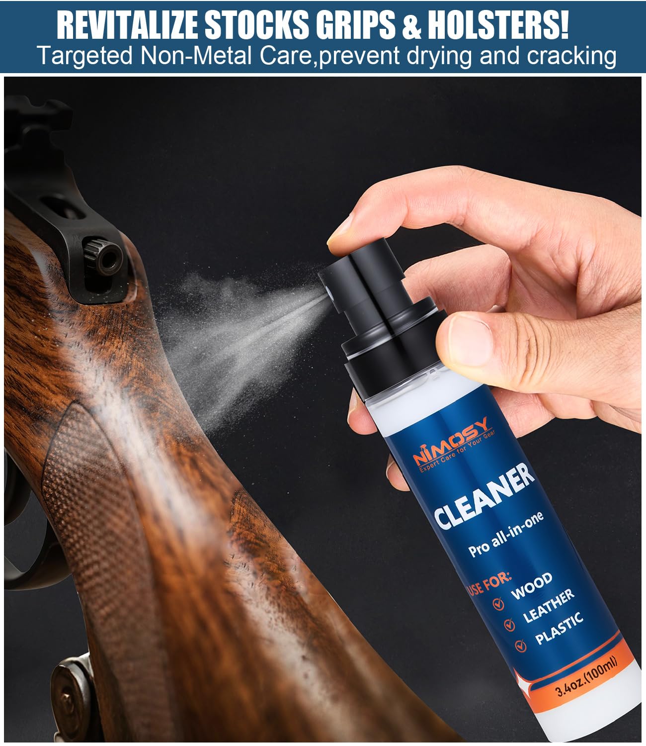 NIMOSY CLP Gun Cleaning Oil kit-Includes Pro Cleaner, CLP Lubricant, Brushes, Picks Swabs and Cloth, Complete Gun Cleaner and Oil Supplies for Rifle Pistol Firearm Maintenance,Gifts for Men