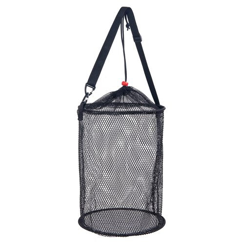ZenWidea 5 Gallon Collapsible Mesh Bucket for Live Fishing Bait, Live Bait Holder, Minnow Bucket, Fishing Bait Trap to Keep Minnows, Small Fishing Basket for Caught Fish