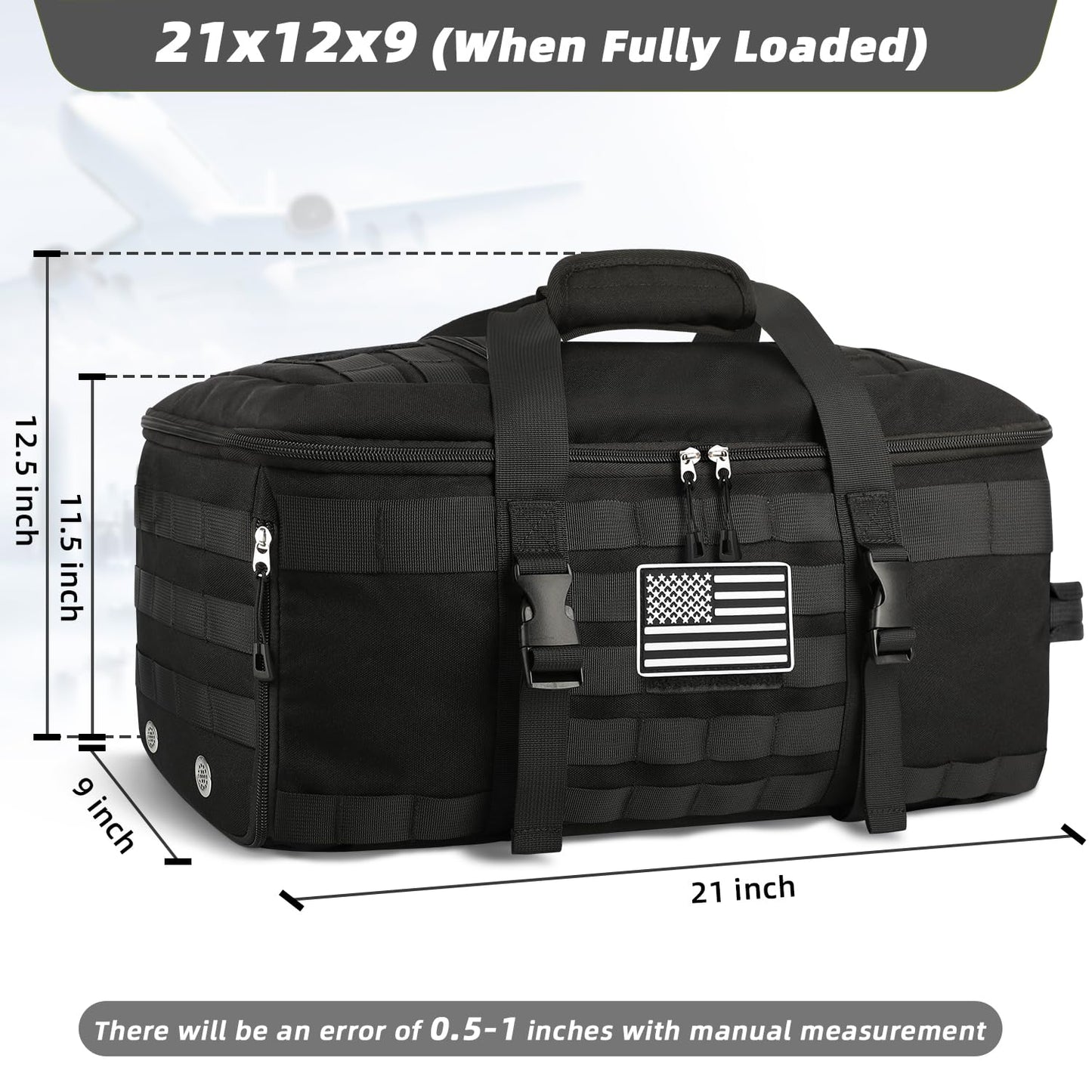 Gym Bags for Men Women, Carry On Luggage 22x14x9 Airline Approved