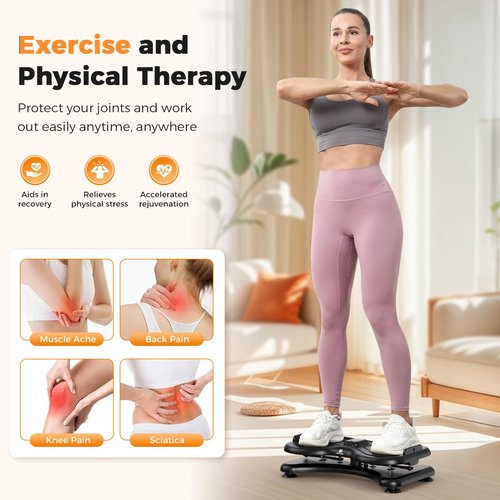 BODYWAKER New Waist Twist Board with LCD Display and Resistance Bands, Ab Twister Machine for Abs Workout, Slim Waist and Core Exercise, Home Gym Equipment for Women & Men (Black)