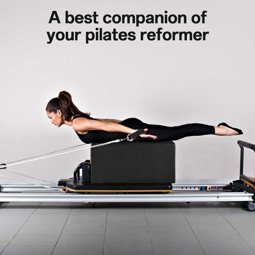 Pilates Reformer Sitting Box, Pilates Sitting Box for Pilates Reformer for Exercises for Stretching Balance Exercise Home Gym Pilates Accessories