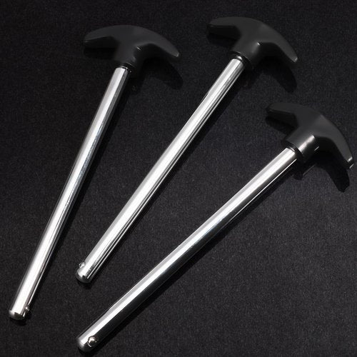 3pcs Weight Stack Pin, Gym Pins for Weight Stack,Weight Lifting Pins for Universal Home Commercial Gym Strength Training Equipment Machine Pin Insert Accessories（3/8" Diameter / 6" Locking Space）