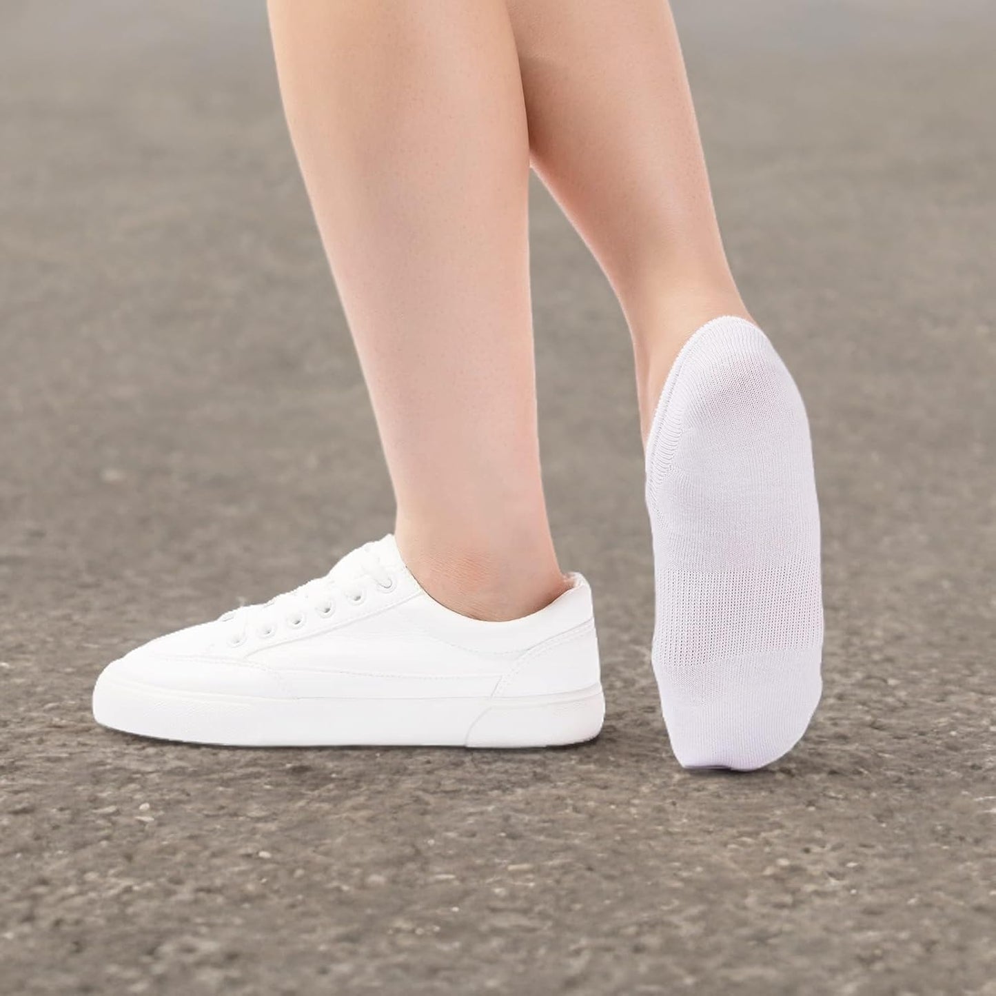 IDEGG No Show Socks Womens and Men Low Cut Ankle Short Anti-slid Athletic Running Novelty Casual Invisible Liner Socks