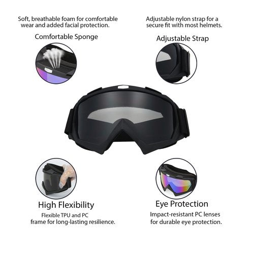 Tactical Airsoft Helmet with Detachable Goggles and Full Face Mask: Military Grade Gear for Paintball and Airsoft (AH=GrayLens)