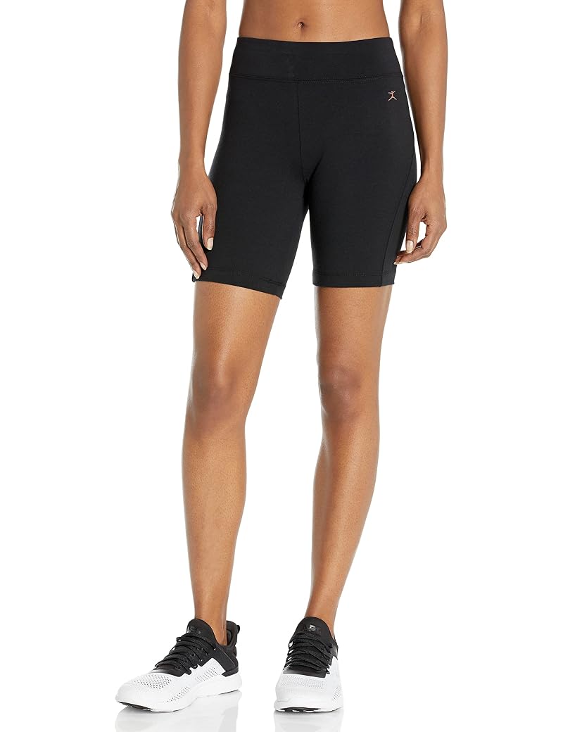 Danskin Women's Essential 7'' Bike Short - Black, 1X