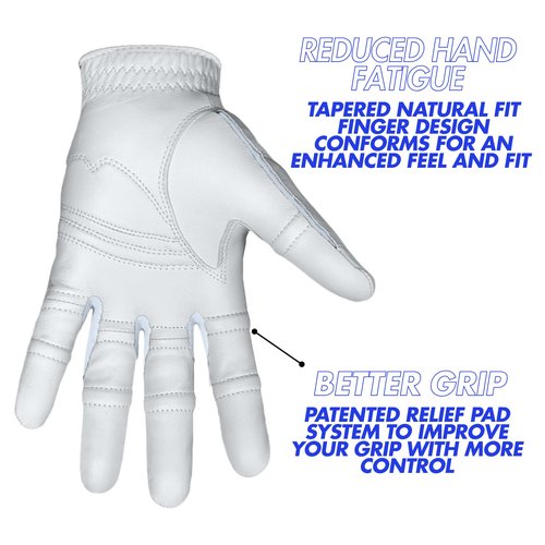 Bionic Women's StableGrip with NaturalFit 2.0 Cabretta Leather Golf Glove (Medium, Left)