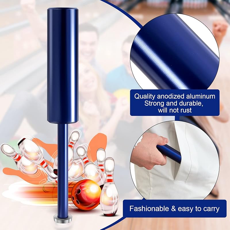 Bowling Ball Workout Tool with Replacement Blade (3/4" & 3/5" Diameters) - Blue Variation