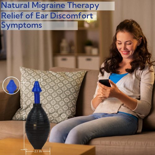 Ear Congestion Tinnitus Ear Ache Relief, Eustachian Tube Unclogger, Clogged Ear Relief, Inner Ear Pressure Balance