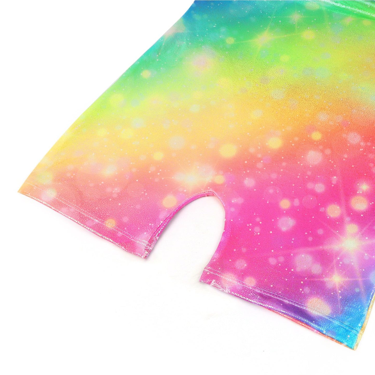 Gymnastics Leotards for Girls Shiny Toddler Biketard Unitard Rainbow Leopard Mermaid One Piece Tumbling Outfits