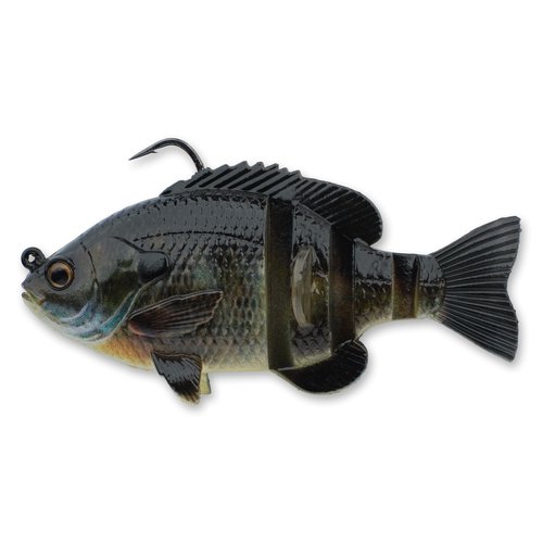 Savage Gear 3D Bluegill RTF Fishing Bait, 3/4 oz, Bluegill, Realistic Contours, Colors & Movement, Durable Construction, Heavy-Duty Jig Fishing Hook, Built-in Rattle, Scent Infused