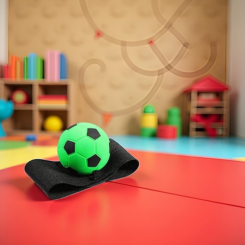 JJLFresheners Wrist Return Ball Rubber Sport Ball with Wrist Strap and String Rebound Bouncy Balls Wrist Rebound on Elastic String Exercise Play