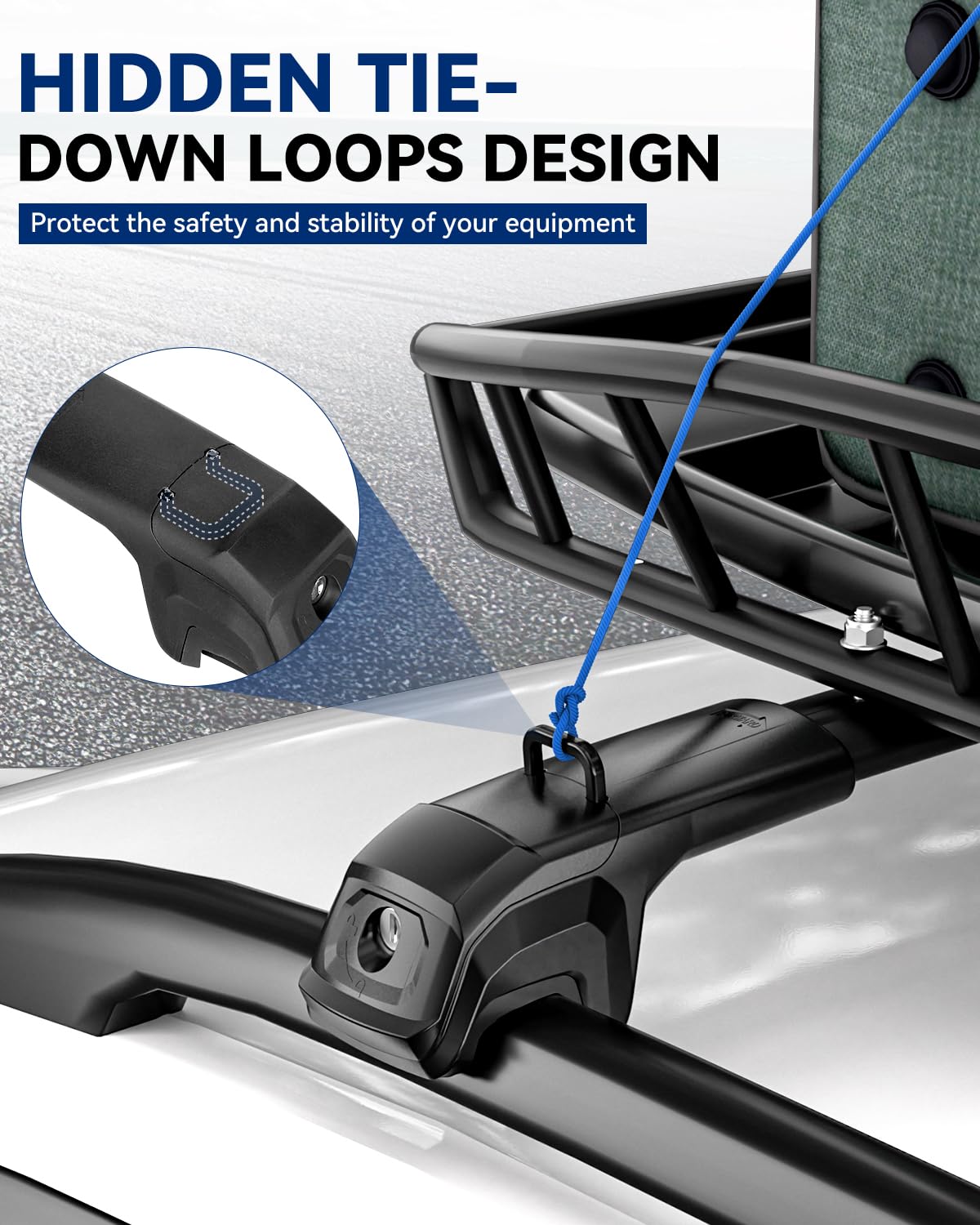 330Lbs Roof Rack Cross Bars Compatible with Subaru Crosstrek 2024 2025 2026 (Not for Wilderness), Heavy Duty Aluminum Roof Rails Top-Mount Crossbars Rooftop Luggage Racks Cargo Carrier