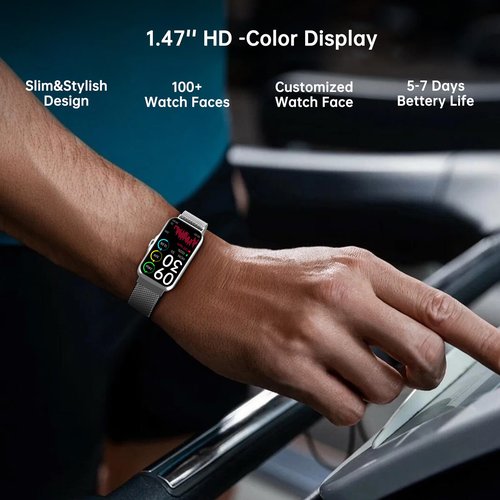 Sunorshop Health Fitness Tracker, Smart Watch with 24/7 Heart Rate and Blood Oxygen Monitor, Sleep Tracker with IP68 Waterproof, Activity Tracker Pedometer Step Counter for Women Men
