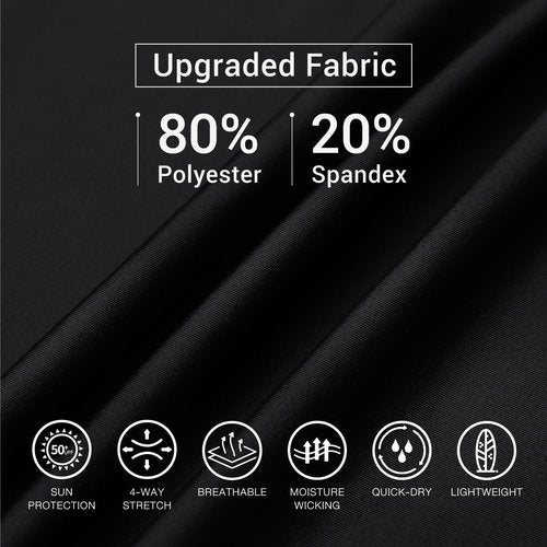 HUGE SPORTS Men's Splice UV Sun Protection UPF 50+ Skins Rash Guard Short Sleeves(HeyToucan, M)