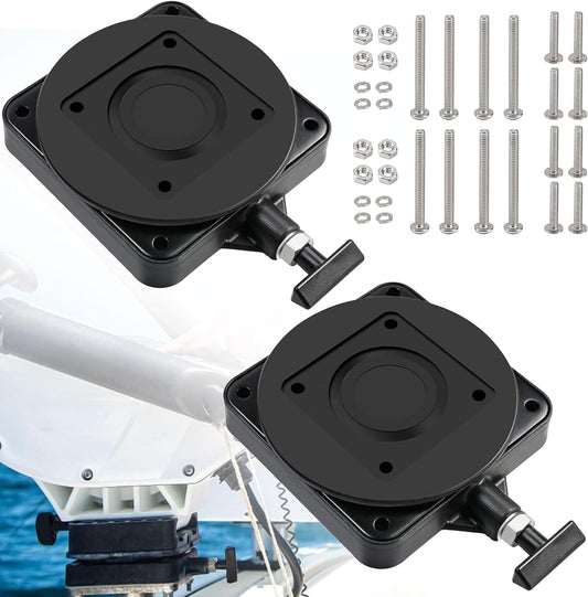 2 Pack 2207003 Standard Low-Profile Swivel Base w/Hardware Compatible with Cannon Downrigger Mount 3991913