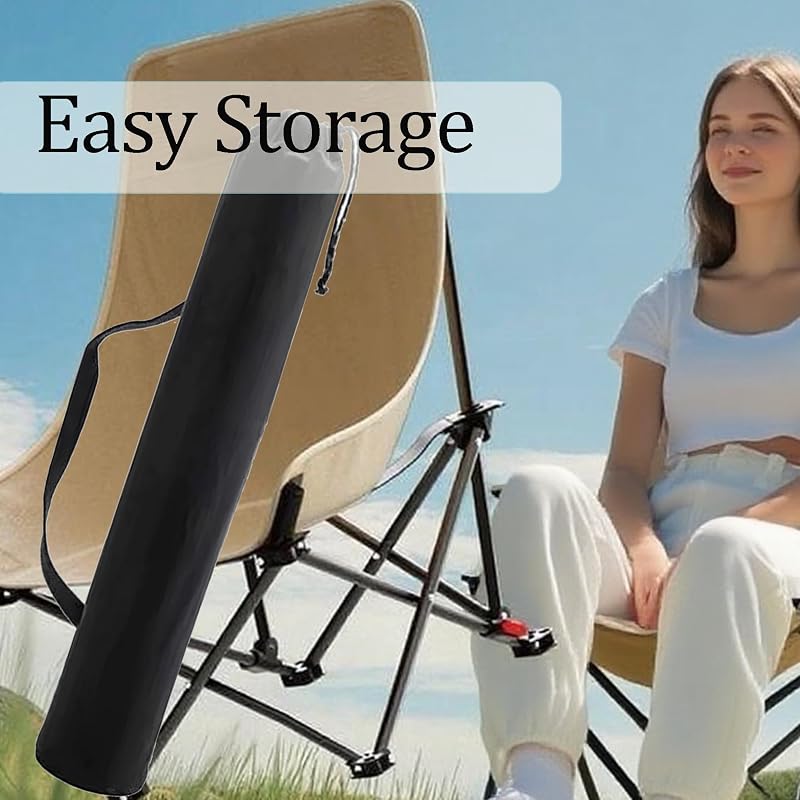 3Pcs Camping Chair Replacement Bags - 100x30cm Drawstring Carry Bags for Folding Chairs (Black) - 0.8 x 7.5 x 5.5 Inches Variation