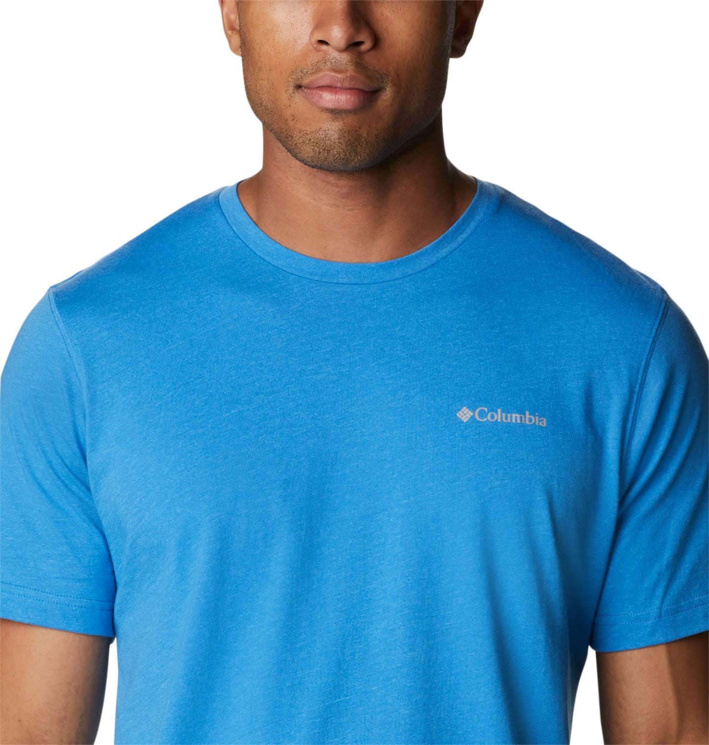 Columbia Men's Thistletown Hills Short Sleeve, Bright Indigo Heather, 1X Big