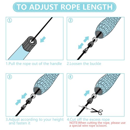 FEELCAT Jump Rope Kids Lightweight Adjustable Non Slip Handle Skipping Rope 9.2 Feet Double Under Speed Skipping Rope Fast Screw-Free 360 Degree Spin For Men, Women And Children (Purple)