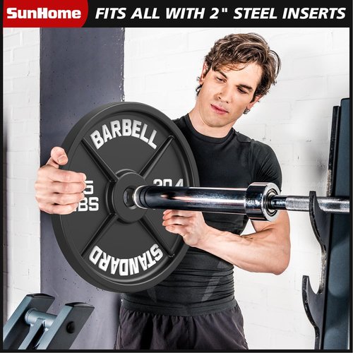 SunHome Smith Machine with Bench and 230LBS BP, 2000LBS Power Cage Squat Rack with Smith Bar, Two LAT Pull-Down Systems, Cable Crossover Machine and and More Cable Attachment for Home Gym
