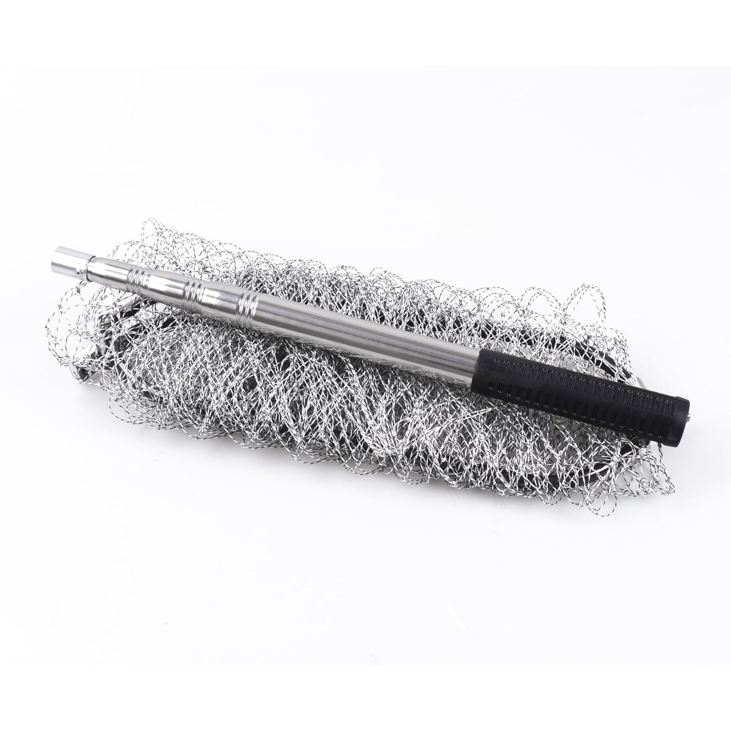 Chicken Catching Net Bird Net with Telescoping Pole, Strong Stainless Handle Full Extended to 48 Inches