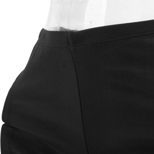 Protective Shorts Nylon and EVA Skin Friendly Heat Protective Short Pants for Cycling Ski Sports (XXL) Black