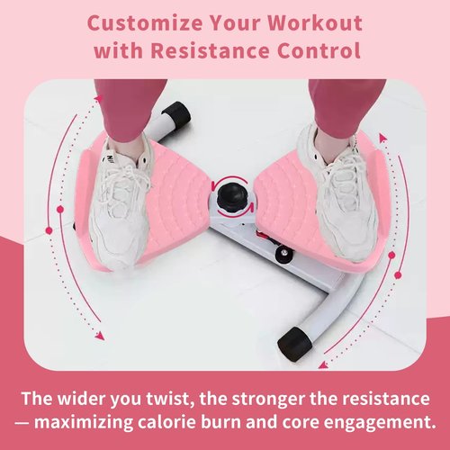 BOLUPO waist twisting machine for Exercise, Ab Twister Board, Core Twister for Women & Home Fitness, twist board for exercise,300 LBS Capacity