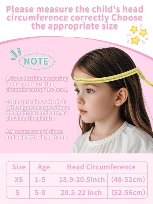 XJD Toddler Helmet Kids Bike Helmet for Infant/Baby Multi-Sport Adjustable Skateboard for Kids Boys Girls Lightweight for Age 1 and Older (Pink, X-Small: 18.11"-20.08" / 46-51 cm)