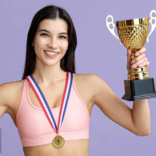 6 Pieces Olympic Medals for Adults Gold Medals for Awards Adults, First Place Metal Award Medal Metal Winner Participation Medal for Basketball, Sports, Track, Tournaments, Prizes, Competitions
