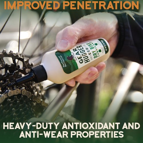 Dry Bike Chain Lube (3.2 oz, Pack of 1) ??Eco-Friendly Plant-Based Bike Lubricant ??Bike Chain Cleaner, Dry Conditions ??No Teflon, No Petroleum, No PTFE