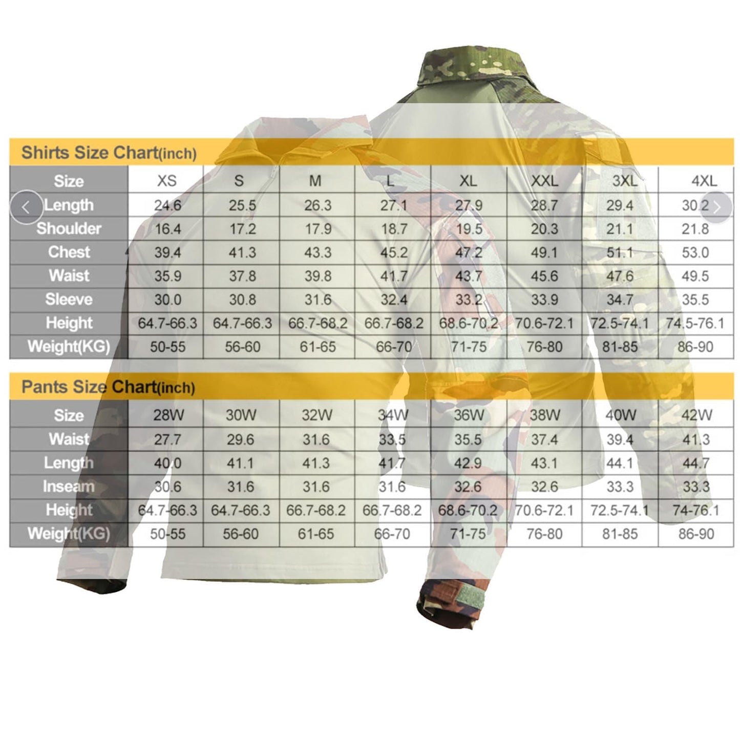 Emerson Airsoft Tactical Military Shirt Combat Gen3 Shirt (US, Alpha, Medium, Regular, Regular, AOR2)
