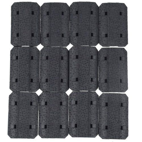 LOTGAUEN Picatinny Rail 12Pack Polymer Rail for M-Rail Black