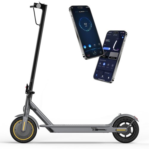 NAVIC T5 350W Electric Scooter Adults, 8.5" Solid Tires, Up to 19 MPH, and 22 Miles Long-Range, Foldable E-Scooter with App Control