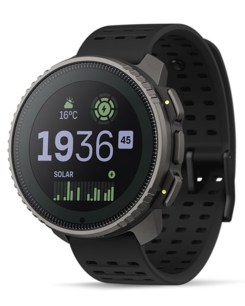 SUUNTO Vertical Titanium Solar GPS Adventure Watch, Dual-Band GNSS, Offline Maps, Solar Charging, 95+ Sports Modes, Training Metrics & Recovery Insights