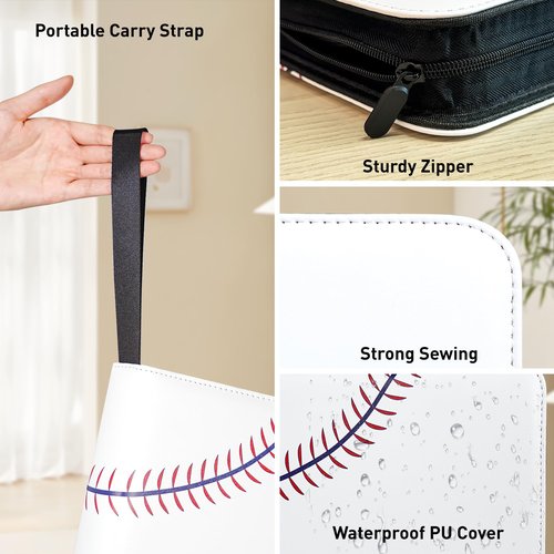 TLAZZ 990 Pockets Baseball Card Binder, Trading Card Collection Binder with 55 Removable Sleeves, Double Sided Pocket Sports Card Binder for MTG TCG Game Card