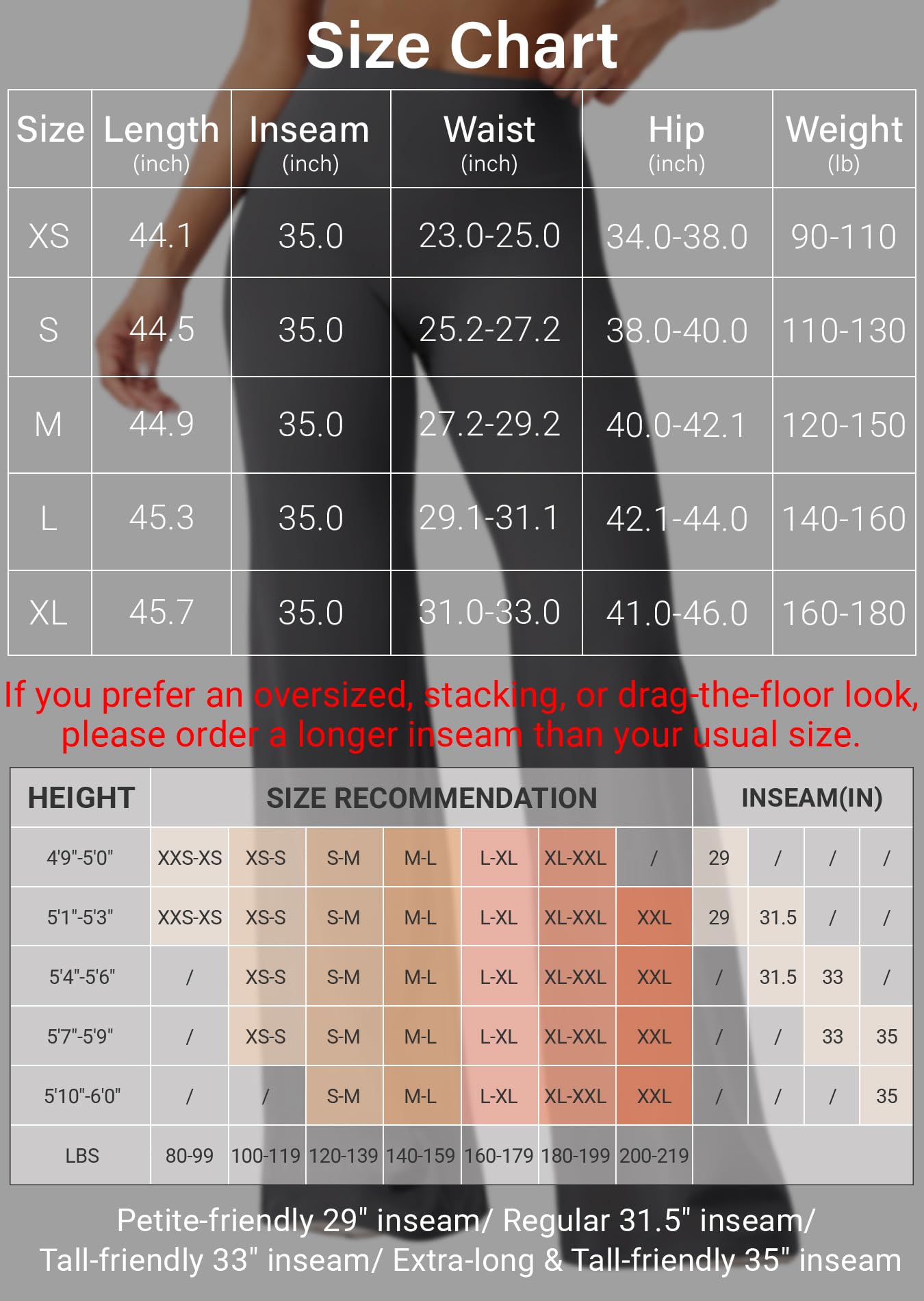 YEOREO Workout Leggings Womens No Front Seam Straight Leggings 35" High Waist Buttery Eddiy Gym Yoga Pants Light Sand L
