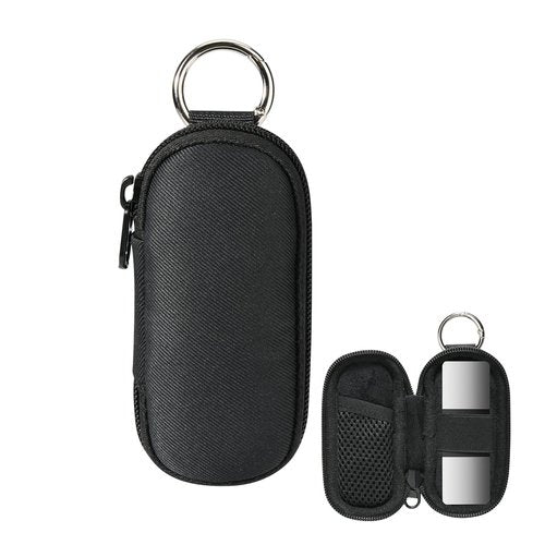 Beautyflier Heart Monitor Case Compatible with AliveCor KardiaMobile 6L, Portable Heart Monitor Bag with Spring O-Ring Keychain, Keep Clean and Protected (Bag Only)