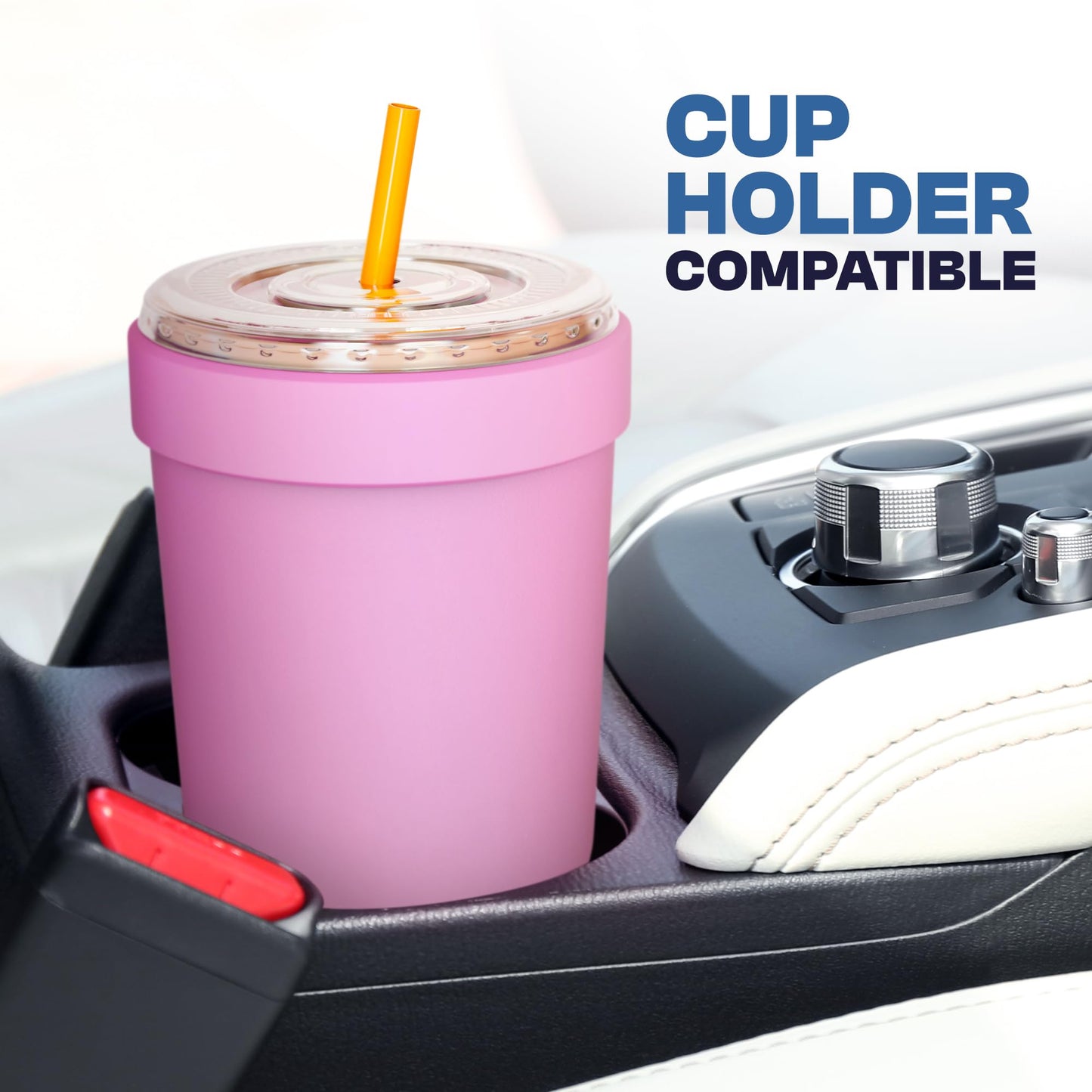 Frost Buddy Togo Buddy | 30 oz Stainless Steel Vacuum Insulated Tumbler | To Go Coffee Cup – Iced Coffee Cups, Iced Coffee Sleeve, Travel Mug, Thermal Cup for Hot & Cold Drinks, Dunkin Cup (Aurora)