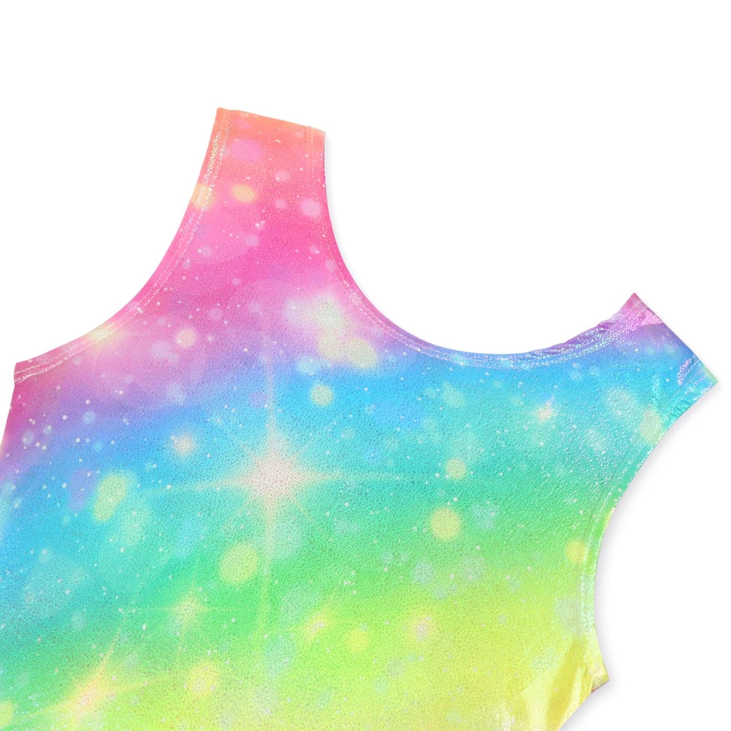 Gymnastics Leotards for Girls Shiny Toddler Biketard Unitard Rainbow Leopard Mermaid One Piece Tumbling Outfits