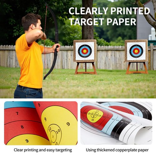 Cifupy 20'' Straw Target - Traditional Handmade Archery Target, Suitable for Outdoor Hunting Shooting Practice with Curved Bow and Long Bow (20 Inch Targets for Backyard)