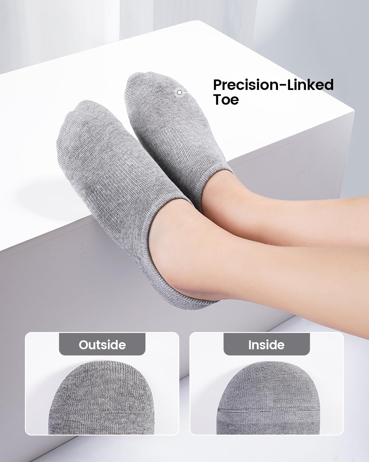 IDEGG No Show Socks Womens and Men Low Cut Ankle Short Anti-slid Athletic Running Novelty Casual Invisible Liner Socks