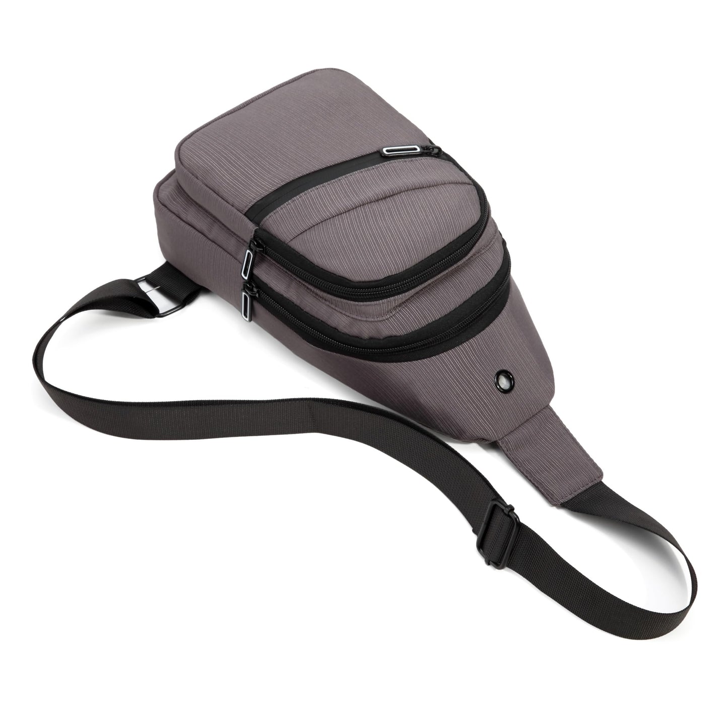 AOSTIHOT Crossbody Small Sling Backpack Sling Bag for Women, Chest Bag Daypack Crossbody for Travel Sport Running Hiking Grey